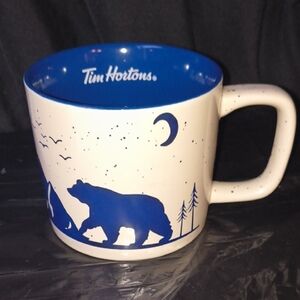 Tim Hortons Bear Mountain Blue Night Limited Edition Ceramic Mug